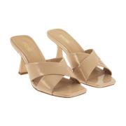 Michael Kors Mules med klackar Beige, Dam