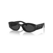 Miu Miu 11Ws Matt Svarta Solglasögon Black, Unisex