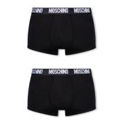 Moschino 2-pack Supima® bomullsboxershorts Black, Herr