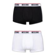 Moschino Märkesboxers 2-pack Black, Herr