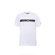 Moschino Snygg Herr T-shirt i Bomull White, Herr