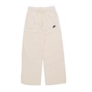 Nike Coconut Milk/Black Wide-Leg Sweatpants White, Dam