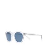 Oliver Peoples Vit Ram Solglasögon White, Unisex