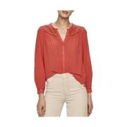 Pepe Jeans Skjorta carina_pl303953 Red, Dam