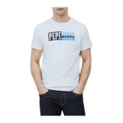 Pepe Jeans T-Skjorta White, Herr