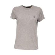 Polo Ralph Lauren Bomull Polo T-Shirt Gray, Dam