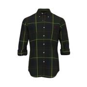 Polo Ralph Lauren Custom Fit Rutig Oxford Skjorta Green, Herr