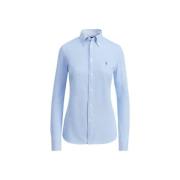 Polo Ralph Lauren Heidi Oxford Stickad Skjorta Blue, Dam