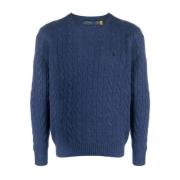 Polo Ralph Lauren Round-neck Knitwear Blue, Herr