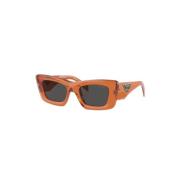 Prada Orange Sungles med Originalfodral Orange, Dam