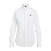 Ralph Lauren Vit Stretch Skjorta White, Dam