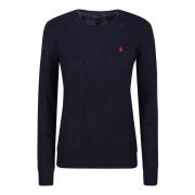 Ralph Lauren Marinblå Långärmad Tröja Blue, Dam