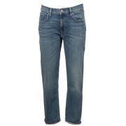 Ralph Lauren Slim-Fit Eleganta och Bekväma Jeans Blue, Dam