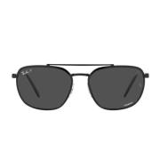 Ray-Ban Polariserade fyrkantiga solglasögon Black, Herr