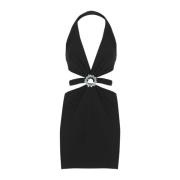 Roberto Cavalli Short Dresses Black, Dam
