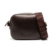 Stella McCartney Brun Logokameraväska Brown, Dam