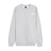 The North Face Grå Crew Sweatshirt Essential Stil Gray, Herr