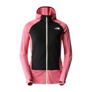The North Face Cosmo Pink/Svart Polartec Hoodie Pink, Dam