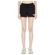 The North Face Logo Applique Bomullsshorts Black, Dam