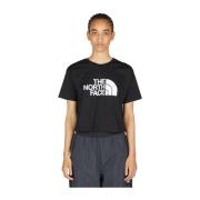 The North Face Bomull Jersey Crewneck T-Shirt Black, Dam