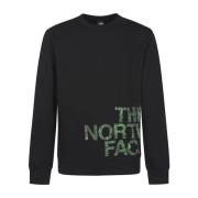 The North Face Blown Up Logo Sweatshirt - Svart Black, Herr
