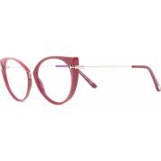 Tom Ford Rosa Metall Kattögon Glasögon Ft5815B 074 Red, Dam