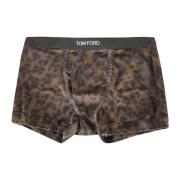 Tom Ford Boxershorts med Leopardtryck Brown, Herr