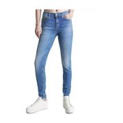 Tommy Hilfiger Nora Tommy Jeans Denim Byxor Blue, Dam