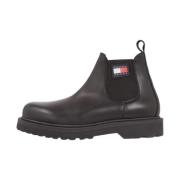 Tommy Hilfiger Bota napa läder Tommy Jeans Black, Herr