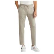 Tommy Hilfiger Slimmad Elastisk Midja Hampton Byxor Beige, Herr