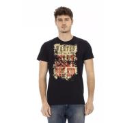 Trussardi Action Svart Rund Hals T-Shirt Black, Herr