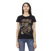 Trussardi Action Svart Bomull T-shirt Black, Dam