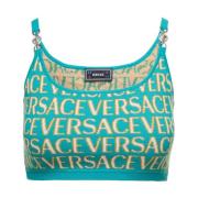 Versace Ärmlösa Toppar Blue, Dam