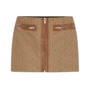 Versace Short Skirts Brown, Dam
