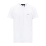 Versace T-shirt med logotyp White, Herr