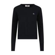 Vivienne Westwood Round-neck Knitwear Black, Dam