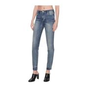 Armani Exchange Modern Super Skinny Jeans Blue, Herr