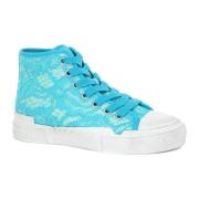 ASH Trendiga Lace Mesh Turchese Sneakers Blue, Dam