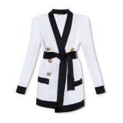 Balmain Avslappnad kofta White, Dam