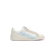 Balmain Läder sneakers med XL signatur White, Dam