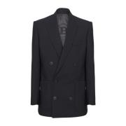 Balmain Monogram jacquard blazer Black, Herr