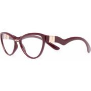 Dolce & Gabbana Djärva röda kattögonsglasögon Dg5079 3285 Red, Dam