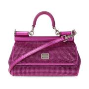 Dolce & Gabbana Sicily Liten axelväska Purple, Dam