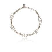 Dolce & Gabbana Kort halsband Gray, Dam