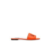 Dolce & Gabbana Sandaler med logotyp Orange, Dam