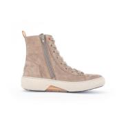 Gabor Dam High-Top Sneaker med Rollingsoft Teknologi Brown, Dam