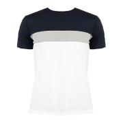 Geox Enkel Rundhalsad T-shirt White, Herr