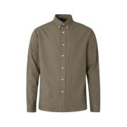 Lexington Klassisk Flanell B.D Skjorta Green, Herr