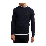 Lyle & Scott Crew jumper merino Kn400Vc-Z271 Blue, Herr