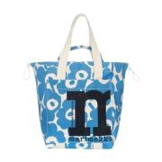 Marimekko Tote Bags Blue, Dam